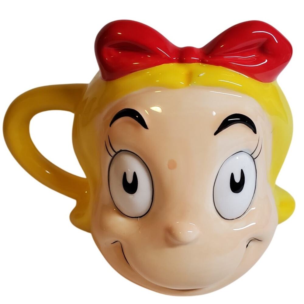 Dr. Seuss Cindy Lou Figural Ceramic Sculpted 16 Ounce Mug 16 oz. (473 ml)
